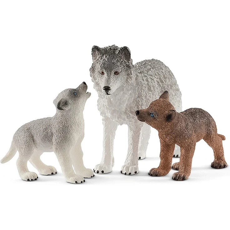 Schleich Wild Life Wolfsmutter mit Welpen - Preisvergleich – Bild 1