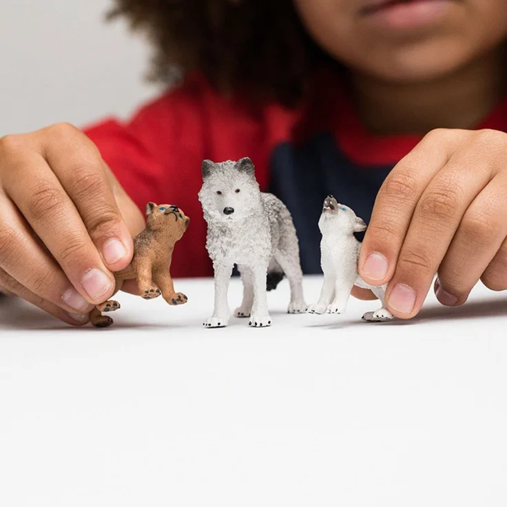 Schleich Wild Life Wolfsmutter mit Welpen - Preisvergleich – Bild 2