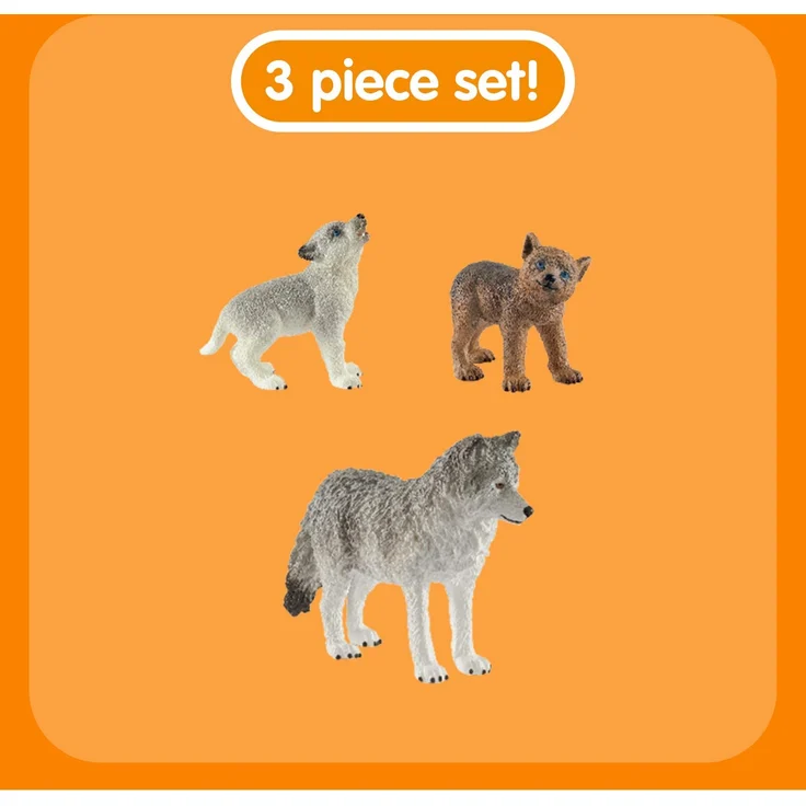 Schleich Wild Life Wolfsmutter mit Welpen - Preisvergleich – Bild 4