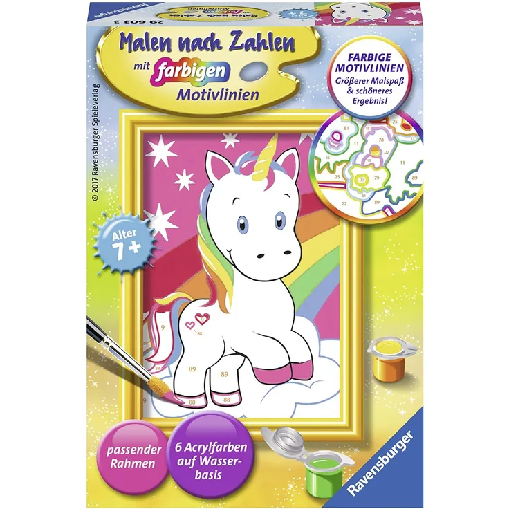 Ravensburger Malen nach Zahlen Süßes Einhorn