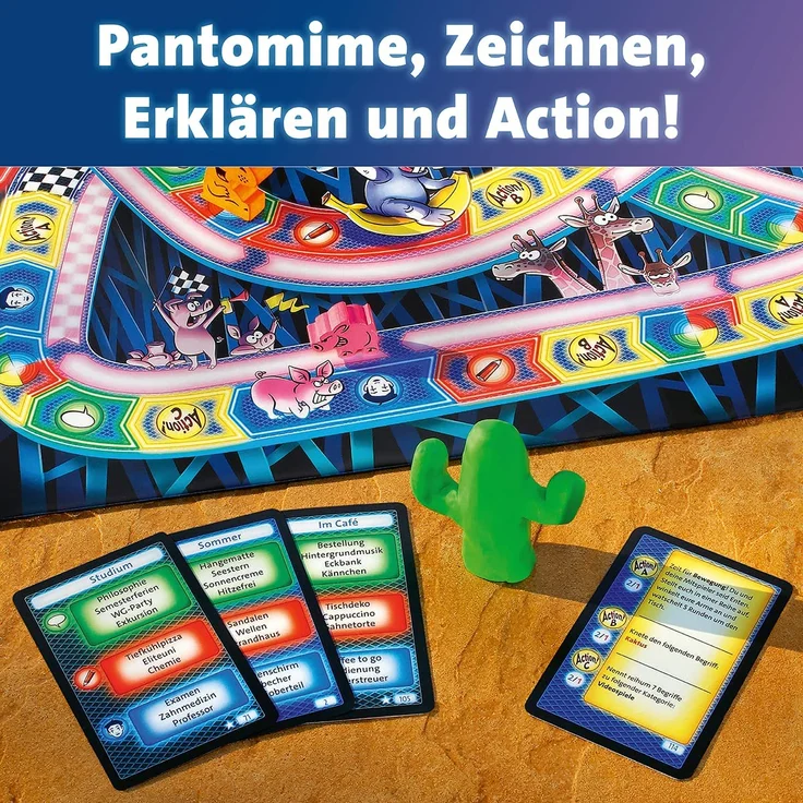 Ravensburger 26772 - Nilpferd in der Achterbahn - Gesellschaftsspiel für die ganze Familie, Spiel für Erwachsene und Kinder ab 10-99 Jahren, für 3-12 Spieler - Partyspiel – Bild 4