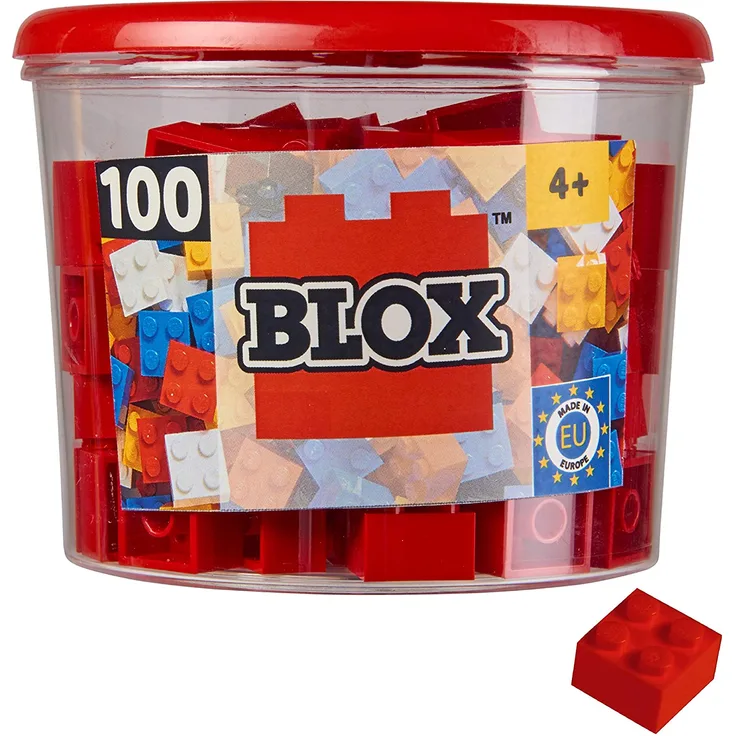 Simba Blox 100 rote 4er-Steine