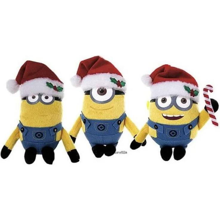 MINIONS 202090 - Plüsch X-Mas, Gr. 1