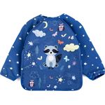 HOMYBABY® Babylätzchen - BLW-Lätzchen - Weiches, atmungsaktives, widerstandsfähiges, wasserdichtes Baby-Entwöhnungsset - Ganzkörperlätzchen aus PUL - Verstellbares Auffanglätzchen