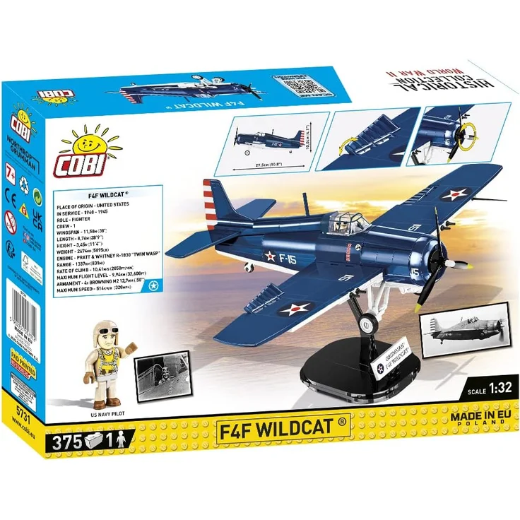 Cobi Historical Collection F4F Wildcat- Northrop Grumman 5731 – Bild 2