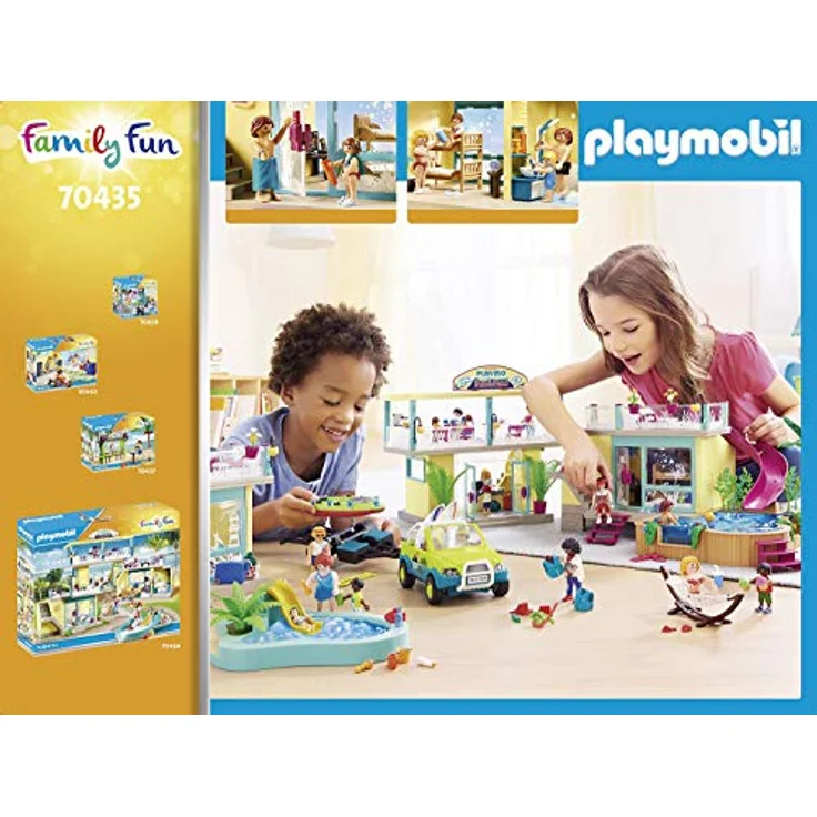 PLAYMOBIL 70435 - Family Fun Bungalow mit Pool – Bild 4