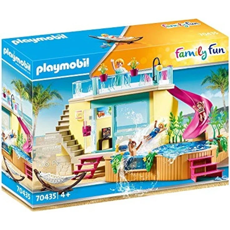 PLAYMOBIL 70435 - Family Fun Bungalow mit Pool – Bild 1