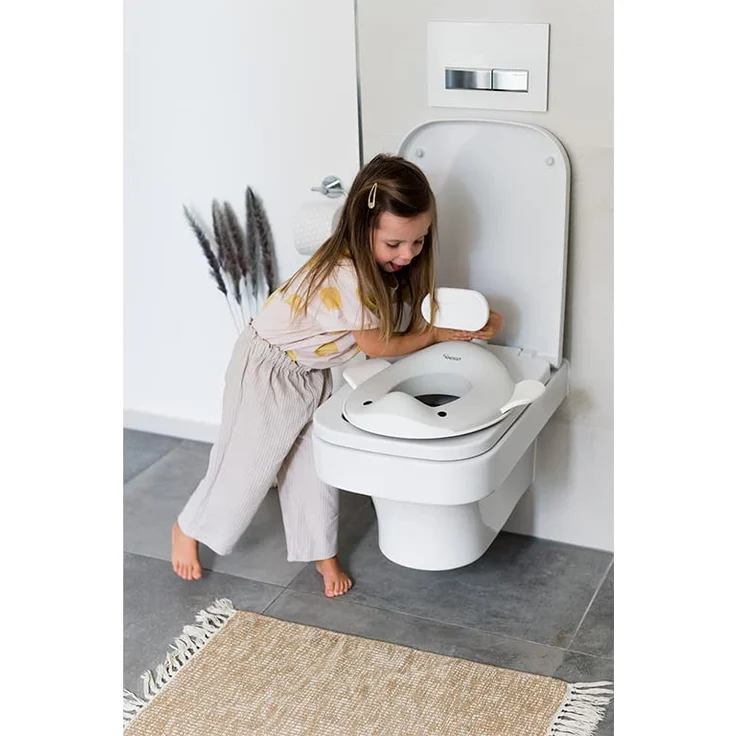 Kindsgut Toilettenaufsatz Wal hellgrau – Bild 4