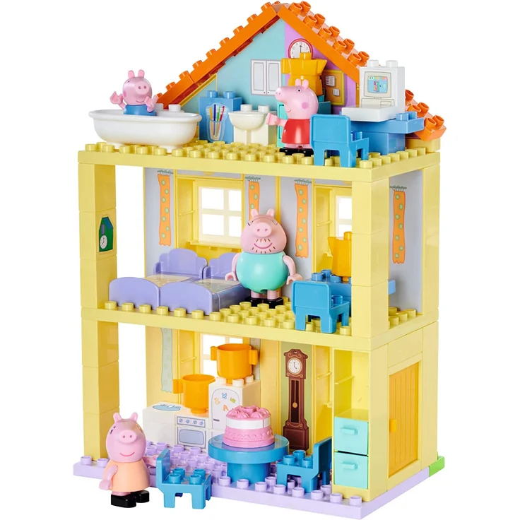 Bloxx Peppa Wutz Familienhaus Konstruktionsspielzeug – Bild 1