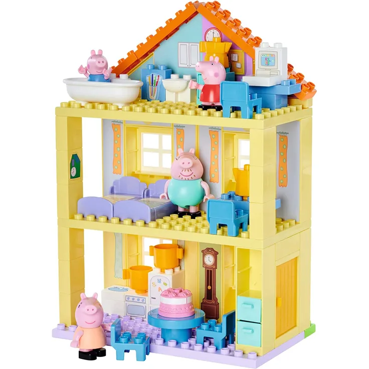 Bloxx Peppa Wutz Familienhaus Konstruktionsspielzeug