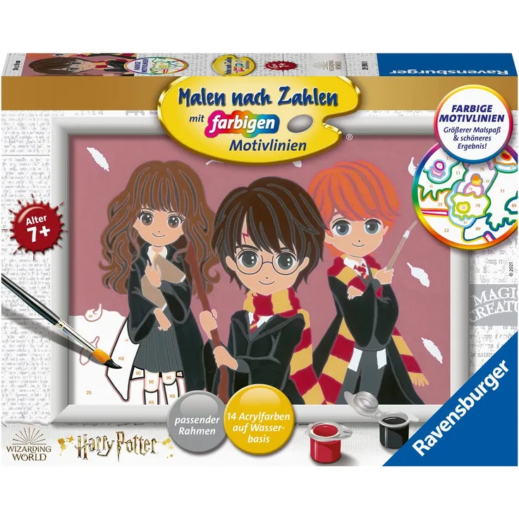 Ravensburger Malen nach Zahlen Character Zauberhafte Freundschaft