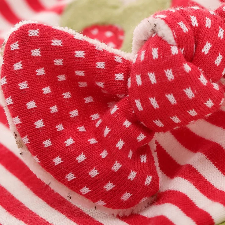 sigikid, Mädchen, Schnuffeltuch Organic Collection, Schaf, Rot/Weiß, 40862 – Bild 6