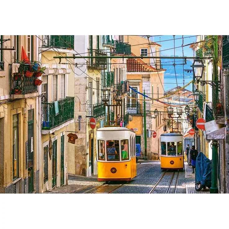 Castorland Lisbon Trams Portugal 1000 Stück(e) Stadt 9 Jahr(e)