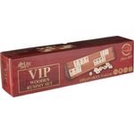 STAR V. I. P Holz Wooden Rummy Set VIP Okey mit Melamin Steine AHSAP Okey TAKIMI