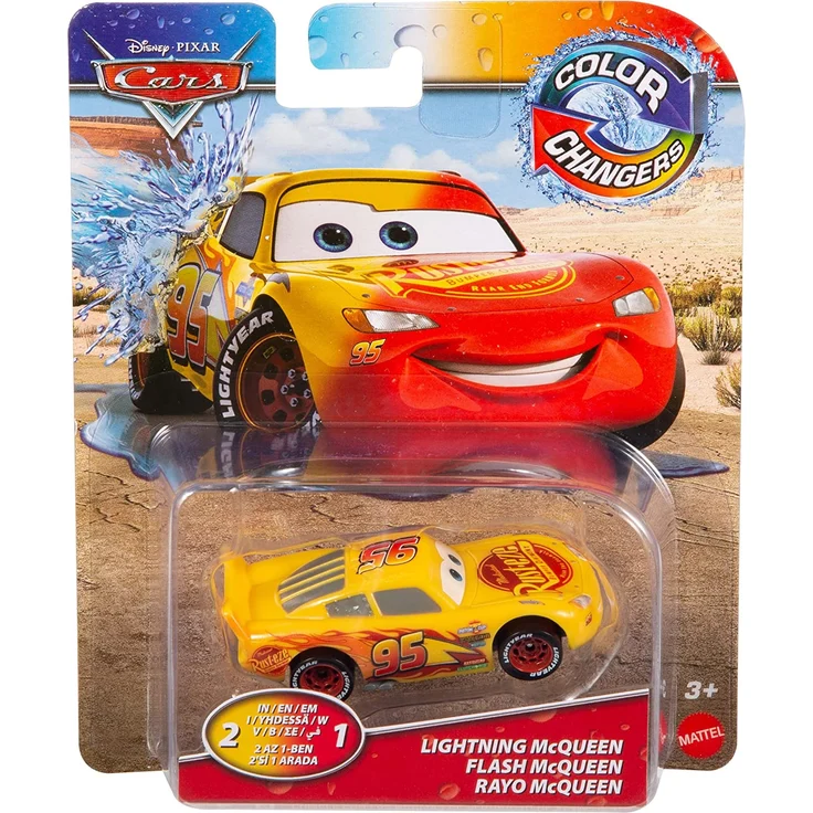 Mattel Disney Pixar Cars Farbwechsel Lightning McQueen – Bild 5