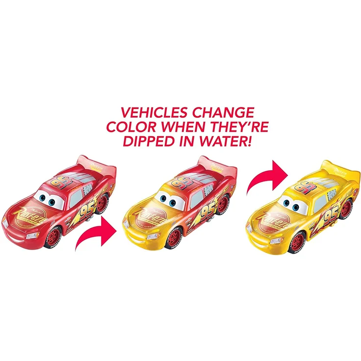 Mattel Disney Pixar Cars Farbwechsel Lightning McQueen – Bild 4