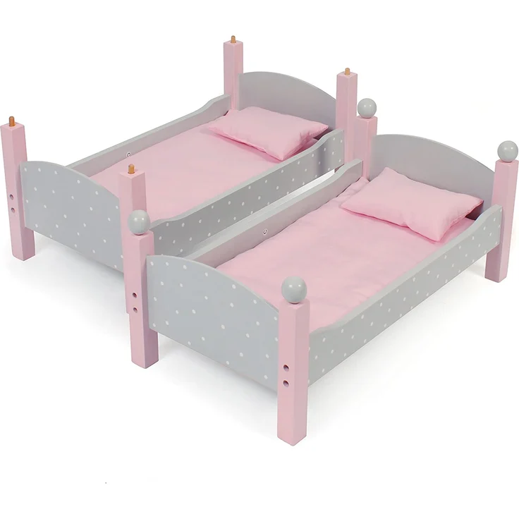 Bayer Chic 2000 513 91-Puppen-Etagenbett, Puntos grau, Bunt - Preisvergleich – Bild 2