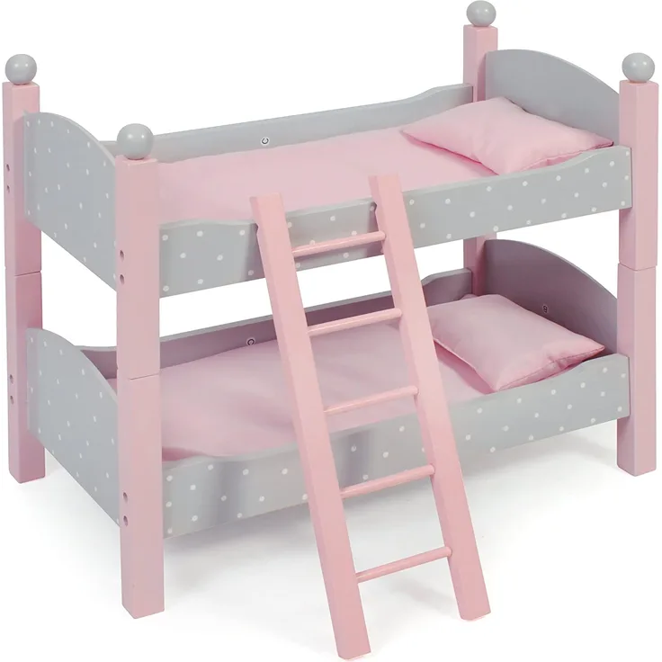 Bayer Chic 2000 513 91-Puppen-Etagenbett, Puntos grau, Bunt - Preisvergleich