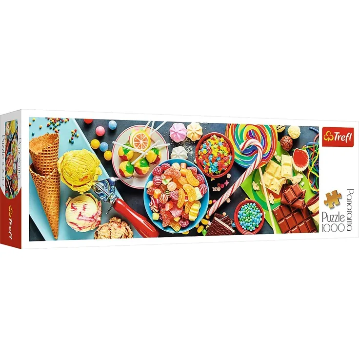 Trefl Puzzle 1 000 pieces Panorama Sweet delicacies