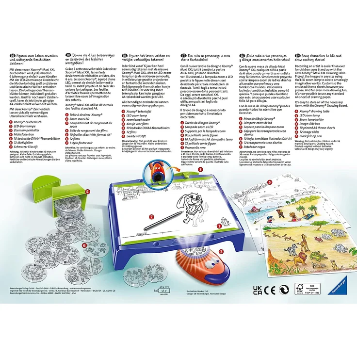 Ravensburger Xoomy® Maxi DIN A4 Zeichentisch – Bild 6