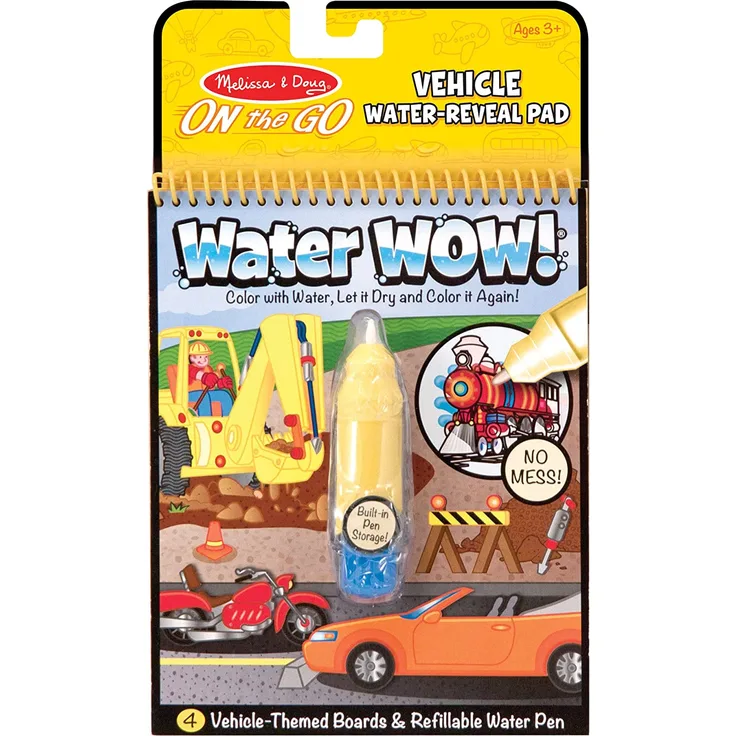 Melissa & Doug 15375 Malblock-Enthüllung Mit Wasser-Fahrzeuge, Mehrfarbig