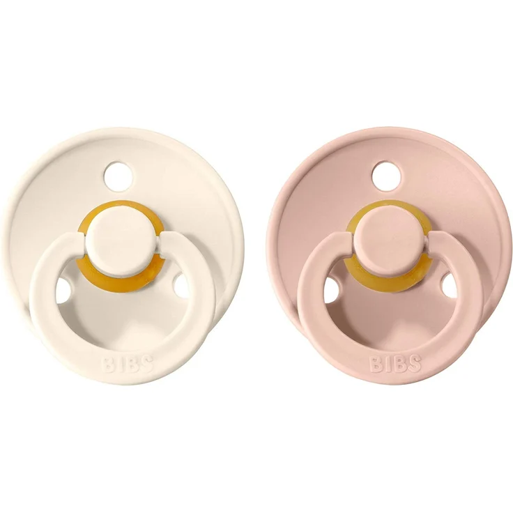 Bibs BIBS 2-PACK BLUSH & IVORY S Hevea rubber soother – Bild 2