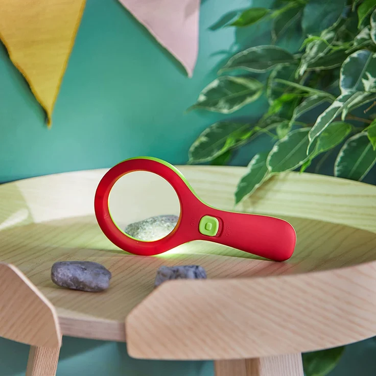 moses. 16124 Krabbelkäfer Lichtlupe | Lupe mit Licht für Kinder ab 3 Jahren | Mit 3 LEDs, Rot und Grün – Bild 6