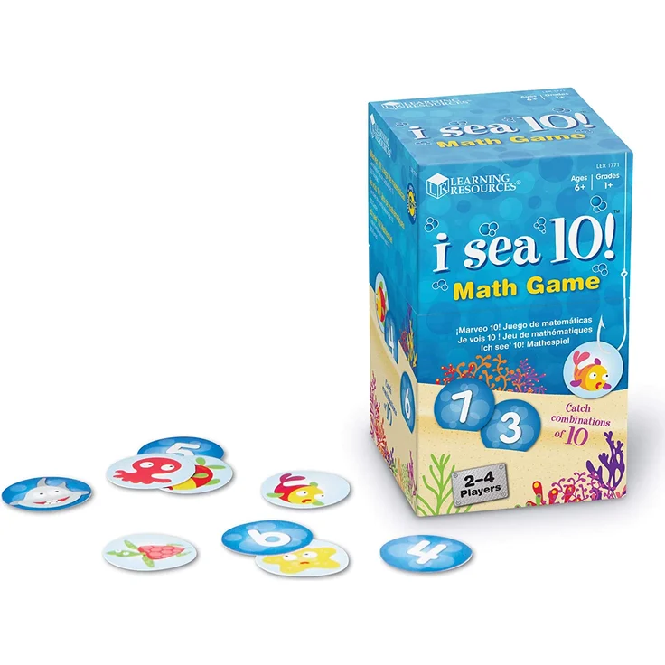 Learning Resources I Sea 10! Wer findet "Meer" Zehner? Mathespiel, – Bild 6