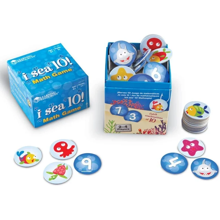 Learning Resources I Sea 10! Wer findet "Meer" Zehner? Mathespiel, – Bild 4