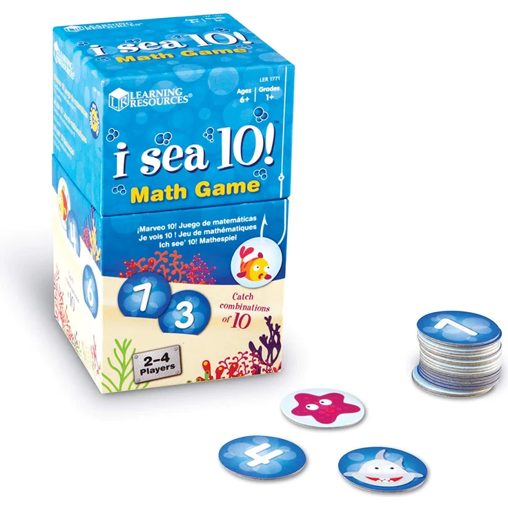Learning Resources I Sea 10! Wer findet "Meer" Zehner? Mathespiel, – Bild 8
