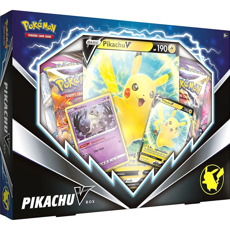 Pokémon Pikachu V Collection Box (englische Karten)