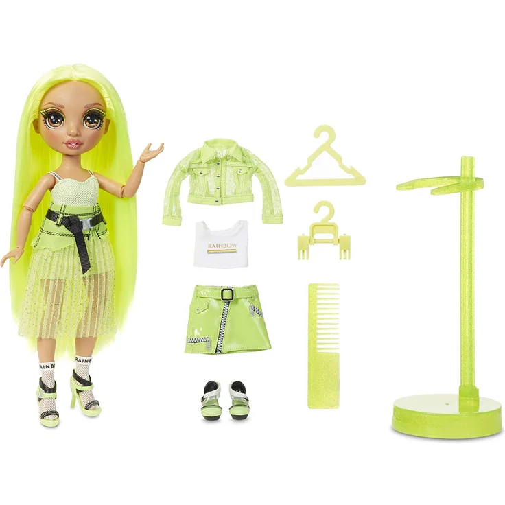 Rainbow High Fashion Doll- Karma Nichols (Neon)