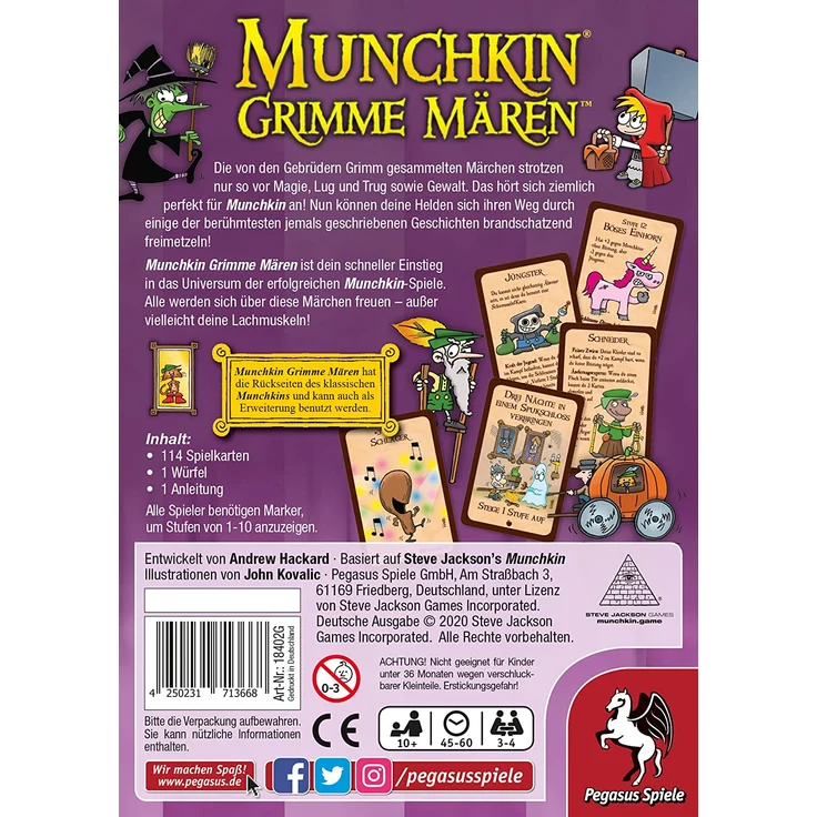 Pegasus - Munchkin - Grimme Mären – Bild 4
