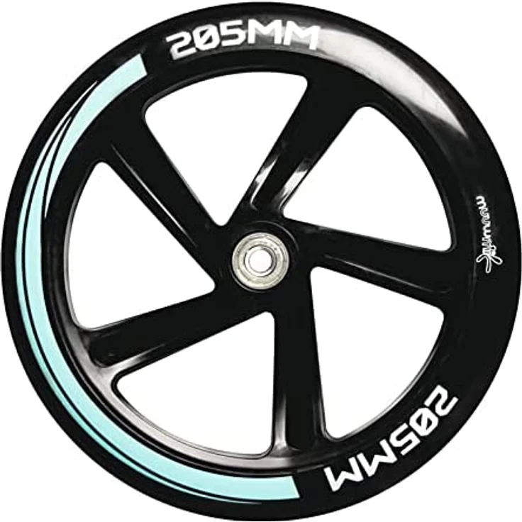 Aluminium Scooter 205 mm türkis – Bild 6