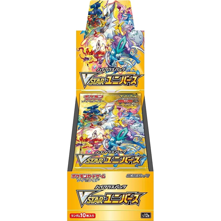 VSTAR Universe Display s12a Pokemon Japanisch, 10x Booster, zufällige Auswahl – Bild 1