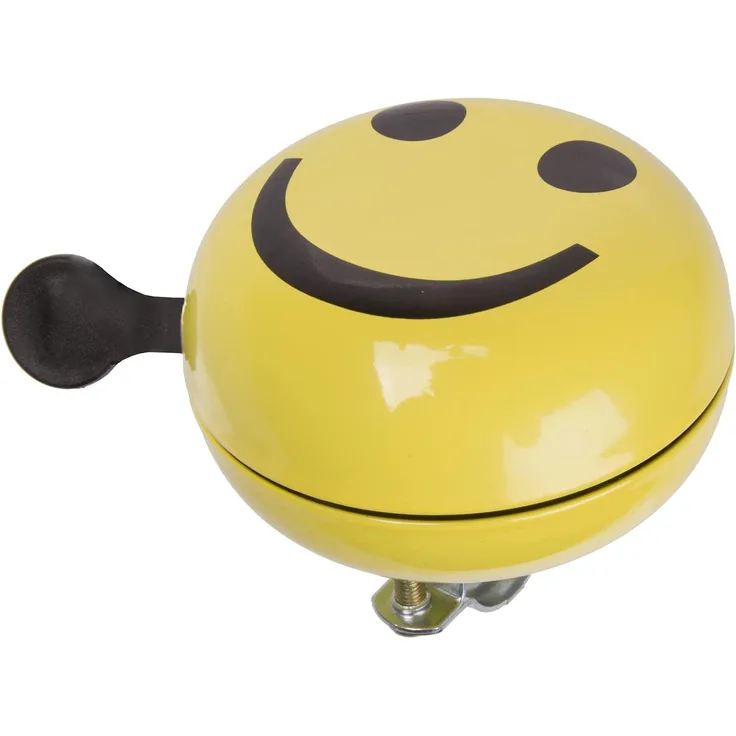 M-Wave Fahrradklingel Smiley 2-Klang Ding Dong Fahrradglocke