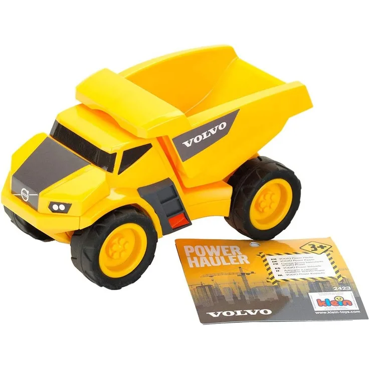 Theo Klein 2423 Volvo Power Kipper, Maßstab 1:24, HT 2423-Volvo, Spielzeug, gelb
