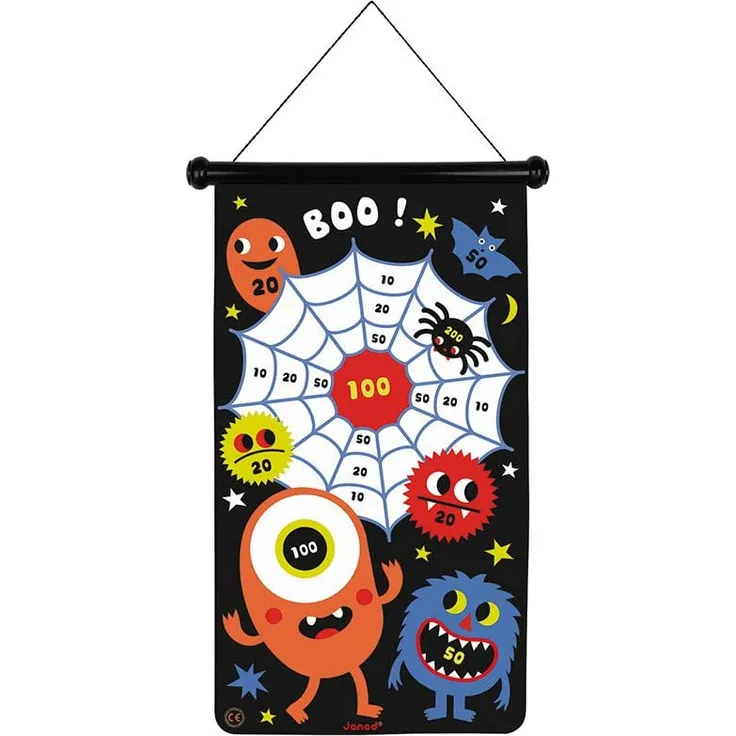 Janod J02076 Magnetisches Dartspiel, Monster