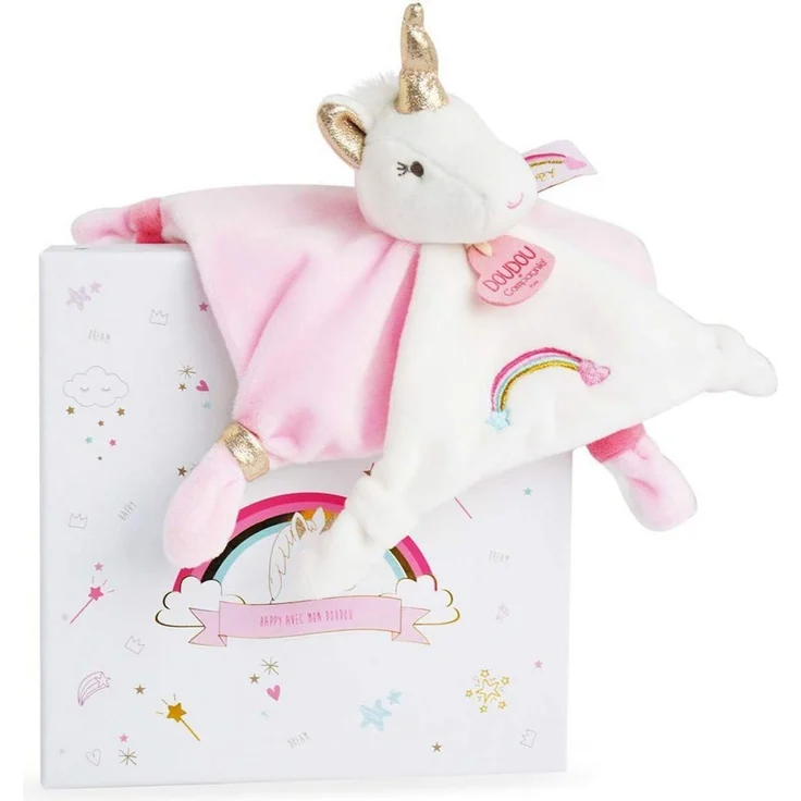 Doudou Einhorn Schmusetuch 20cm – Bild 1
