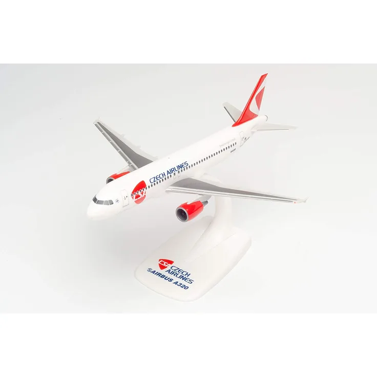 Herpa 613033 CSA Czech Airlines Airbus A320 - new 2020 colors – OK-HEU
