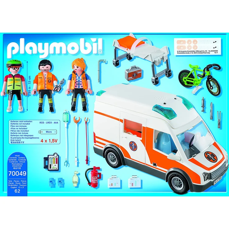 PLAYMOBIL® City Life Rettungswagen mit Licht und Sound – Bild 7