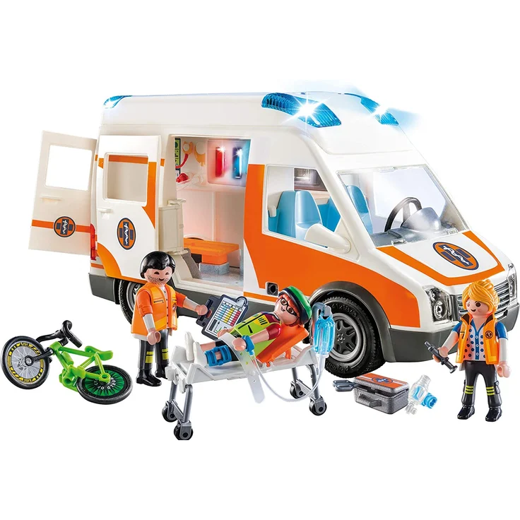 PLAYMOBIL® City Life Rettungswagen mit Licht und Sound – Bild 6