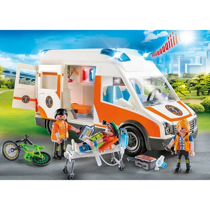 PLAYMOBIL® City Life Rettungswagen mit Licht und Sound – Bild 2