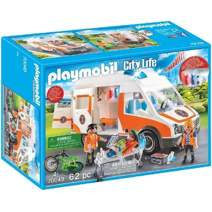 PLAYMOBIL® City Life Rettungswagen mit Licht und Sound – Bild 1