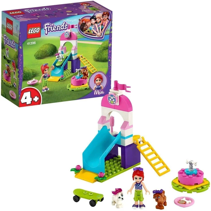 LEGO 41396 Friends Welpenspielplatz mit Mia und 2 Hunde-Spielzeugfiguren 4+ – Bild 1