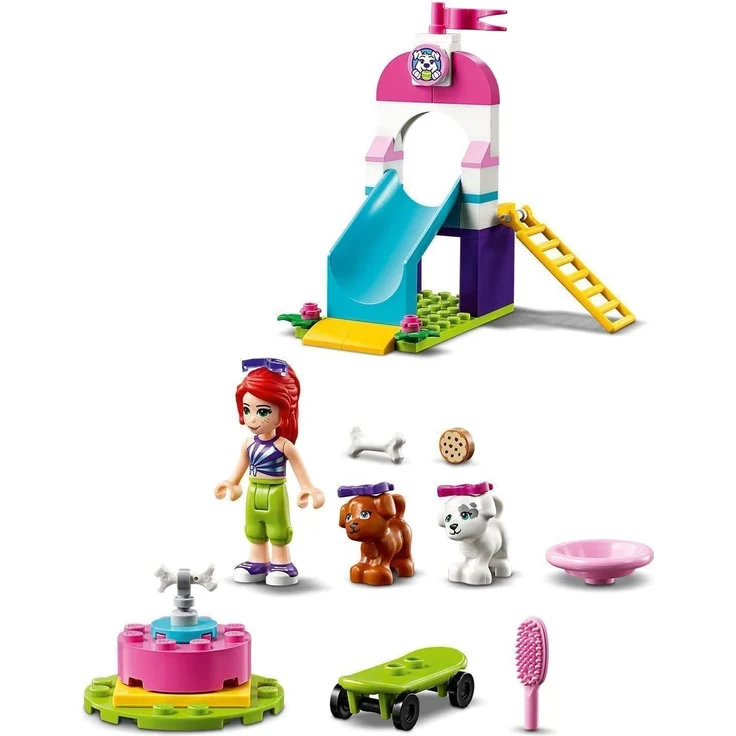 LEGO 41396 Friends Welpenspielplatz mit Mia und 2 Hunde-Spielzeugfiguren 4+ – Bild 4