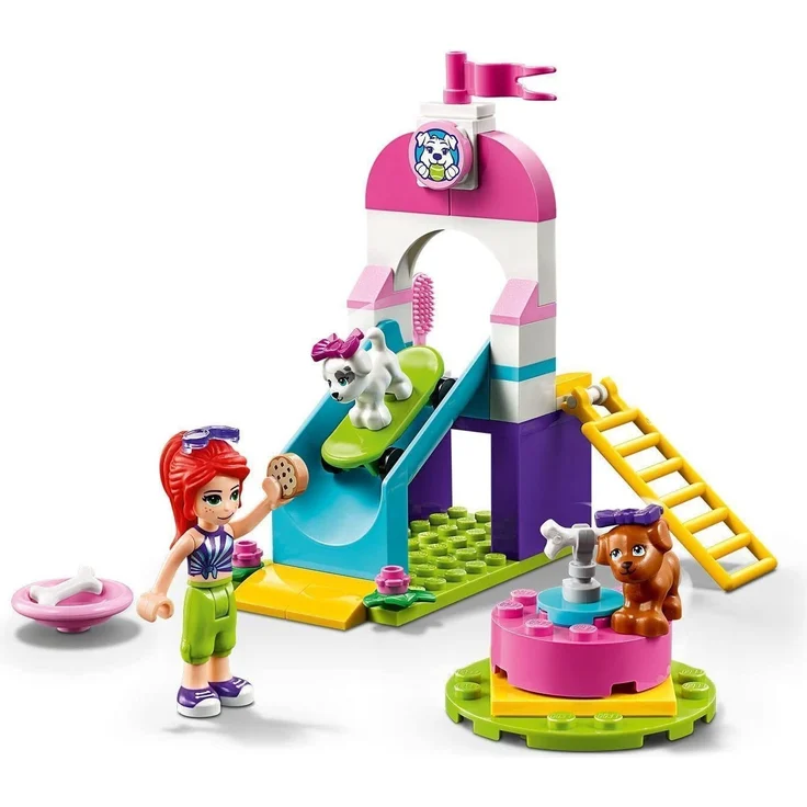 LEGO 41396 Friends Welpenspielplatz mit Mia und 2 Hunde-Spielzeugfiguren 4+ – Bild 2