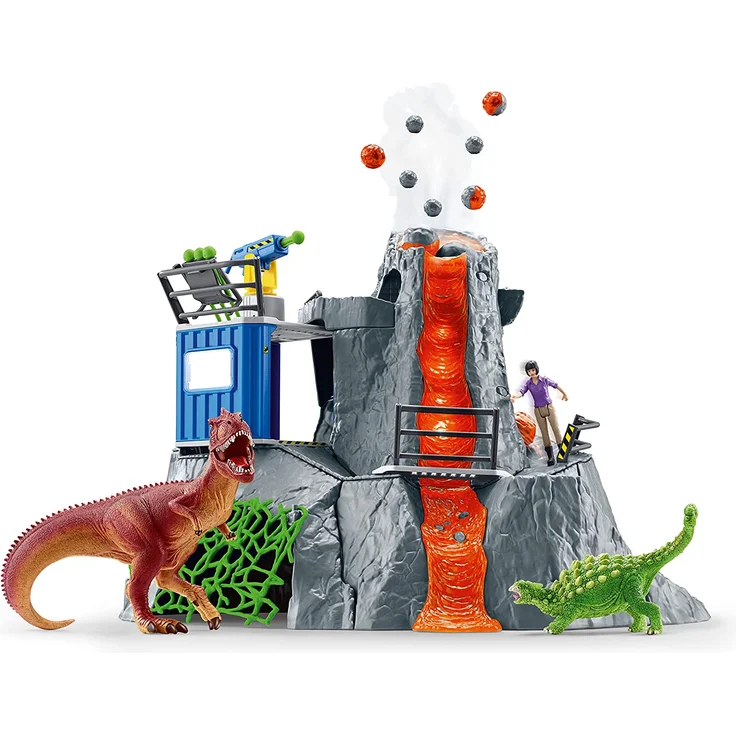 Schleich Dinosaurs 42564 'Große Vulkan-Expedition', ab 5 Jahren, 60 Teile – Bild 2