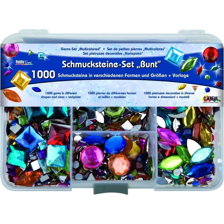 Kreul Schmucksteine Set Bunt – Bild 1