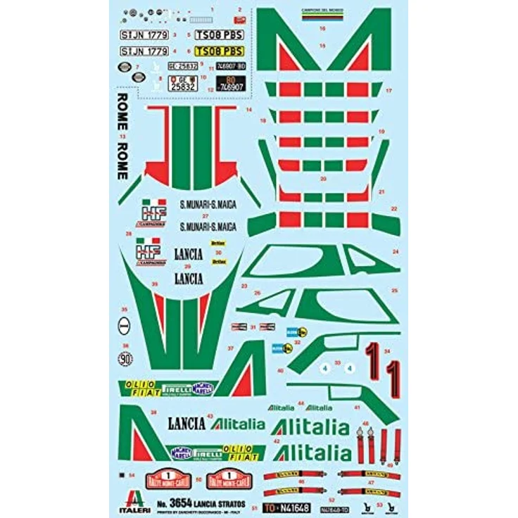 Italeri 3654 1:24 Lancia Stratos – Bild 9